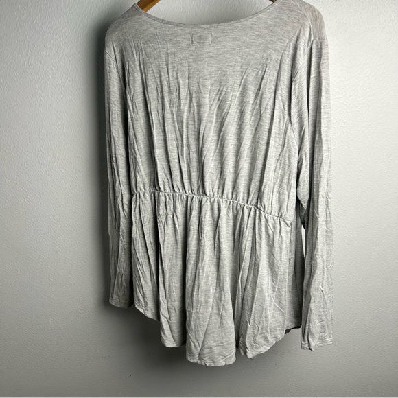 Maternity plus size bundle of 3 gray top nursing bra & New tank top 1x XXL 16/18 - Picture 6 of 16